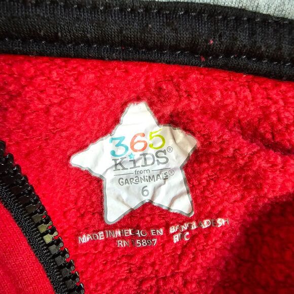 Kids Hoodie w Mask Hood Cool Robot Design Garanimals 365 Kids sz 6 - Picture 9 of 9